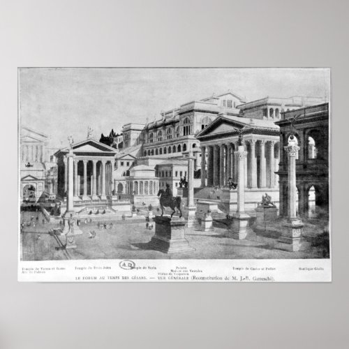 The Roman Forum of Antiquity Poster