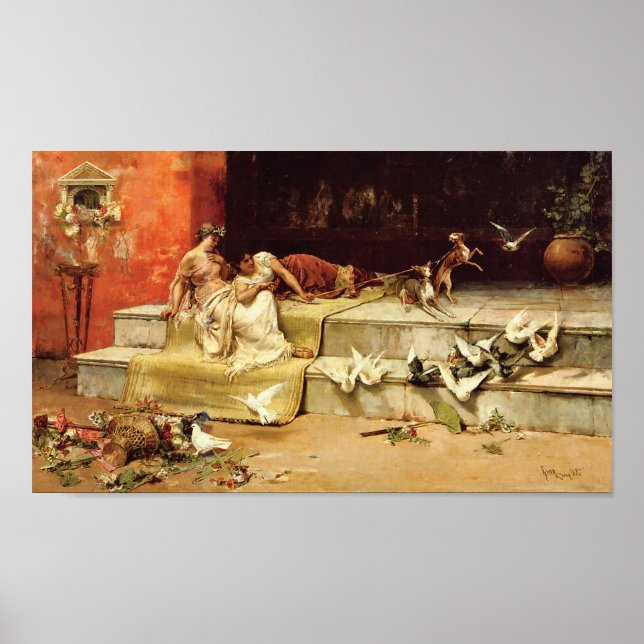 The Roman Maidens by Juan Luna. Poster (Front)