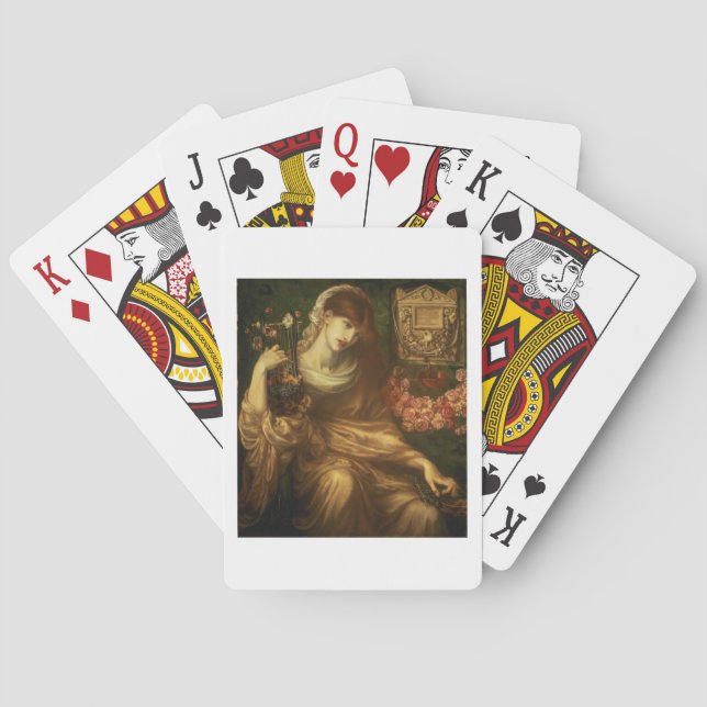 The Roman Widow, 1874 (oil on canvas) Poker Cards (Back)