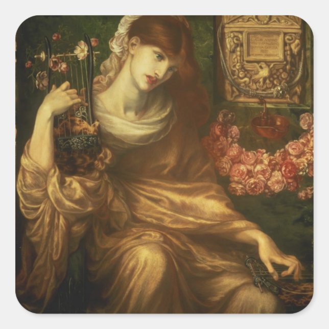 The Roman Widow, 1874 (oil on canvas) Square Sticker (Front)