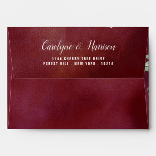 The Romance In Bloom Wedding Collection Envelope