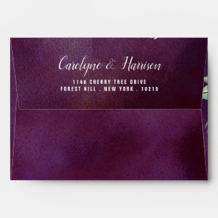 The Romance In Bloom Wedding Collection Envelope