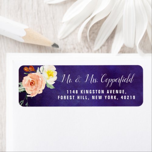 The Romance In Bloom Wedding Collection Label