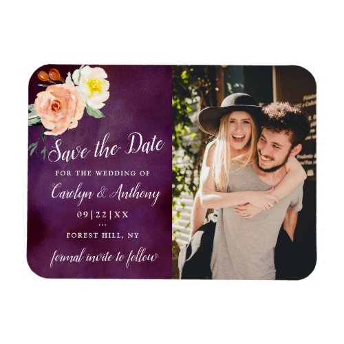 The Romance In Bloom Wedding Collection Magnet