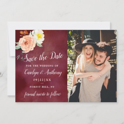 The Romance In Bloom Wedding Collection Save The Date