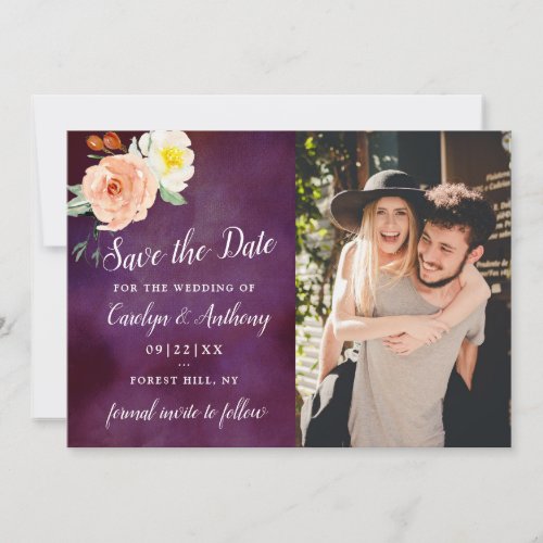The Romance In Bloom Wedding Collection Save The Date