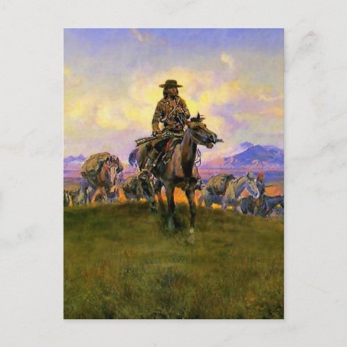 The Romance Makers Western Art by Charles M Russ Postcard