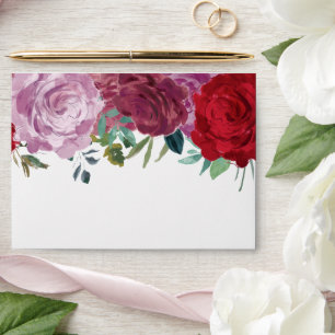 The Romantic Floral Wedding Collection Envelope