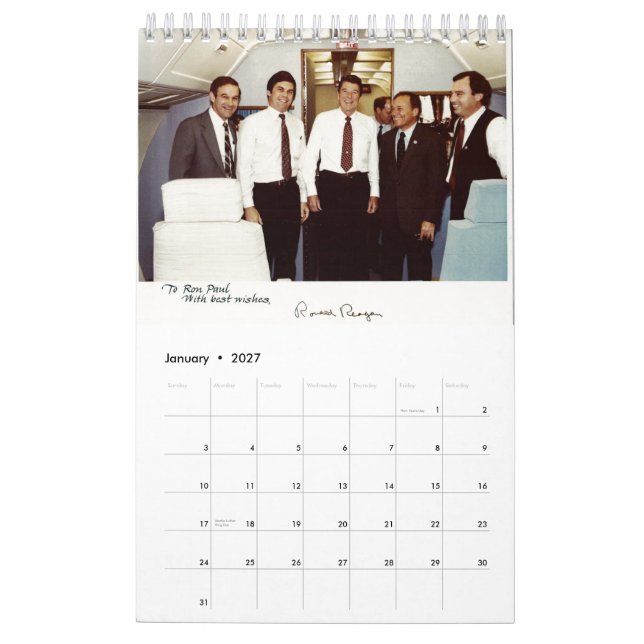 The Ron Paul Calendar (Jan 2027)