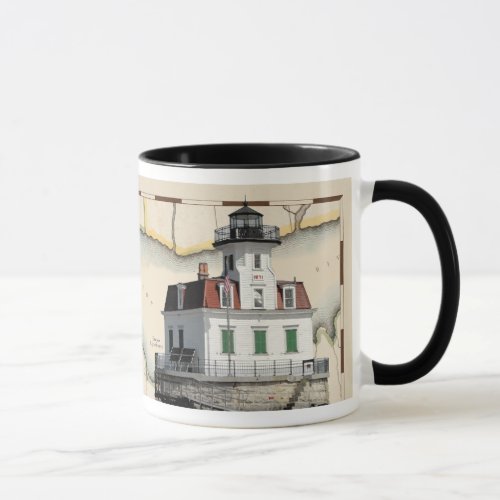 The Rondout  Esopus lighthouses mug Mug