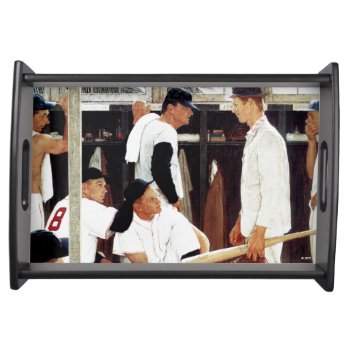 The Rookie Serving Tray by PostSports at Zazzle