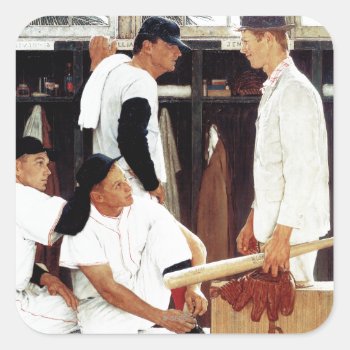 The Rookie Square Sticker by PostSports at Zazzle