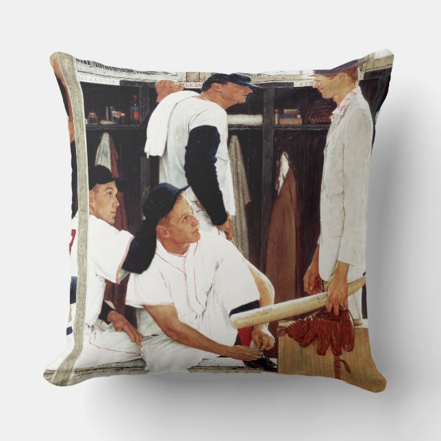 The Rookie Throw Pillow (Front)