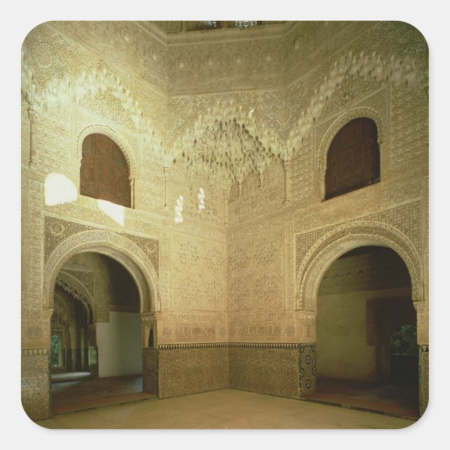 The Room of the Two Sisters  14th century Square Sticker (Front)