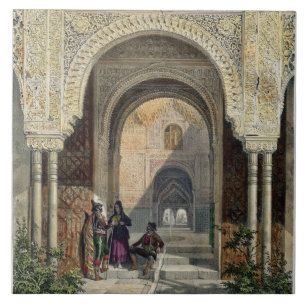 The Room of the Two Sisters in the Alhambra, Grana Tile