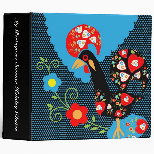The Rooster of Portugal 3 Ring Binder (Front/Spine)
