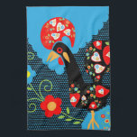 The Rooster of Portugal  Kitchen Towel<br><div class="desc">Anyone who travels to Portugal will notice the Barcelos Rooster. Barcelos is a city and municipality in the Minho province. It's the place where the Portuguese cockerel once was created by an artisan. The colorful rooster is a symbol of Portugal’s popular culture and ancient clay handicrafts. The legend of the rooster inspired an...</div>