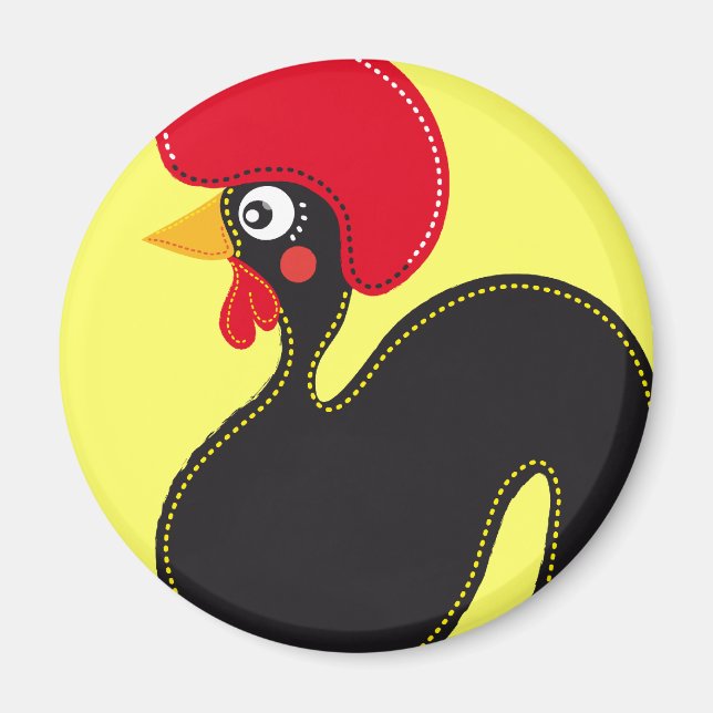 the Rooster of Portugal Magnet (Front)