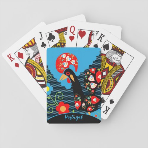The Rooster of Portugal Playing Cards