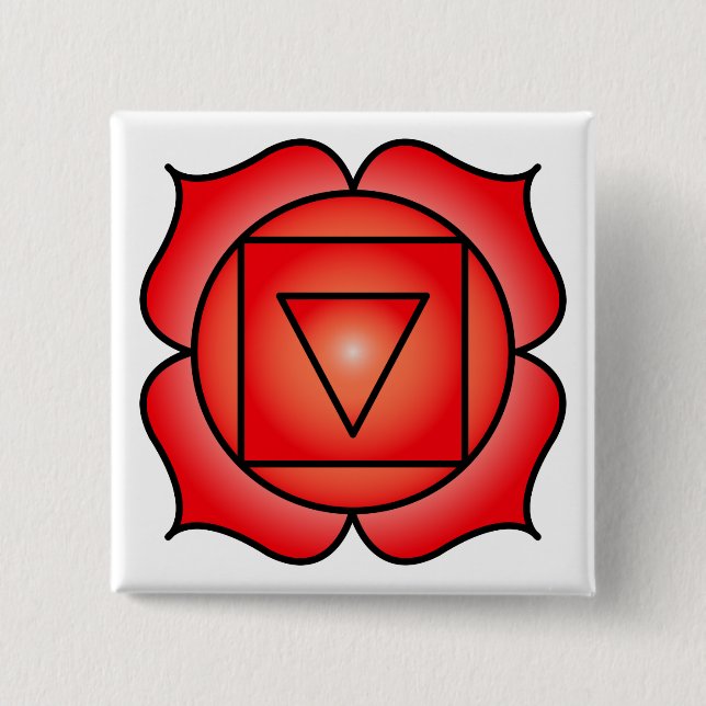 The Root Chakra Button (Front)