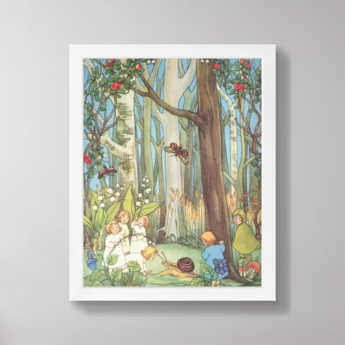 The Root Children Sibylle Von Olfers Framed Art