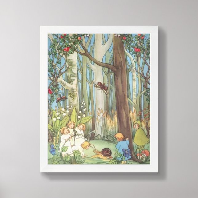 The Root Children Sibylle Von Olfers Framed Art (Framed Front)