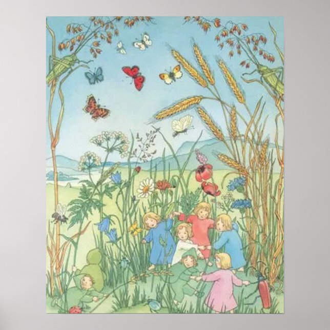 The Root Children Sibylle Von Olfers Poster (Front)