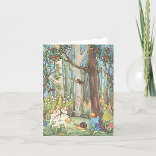 The Root Children Sibylle Von Olfers Thank You Card