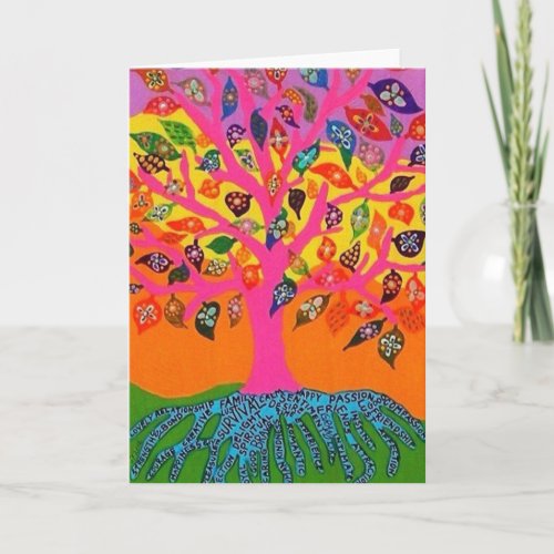 The Root Of Knowledge Tree Of Life _ Greeting Card