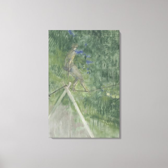 The Rope Dancer (pastel) Canvas Print (Front)