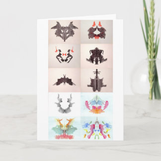The Rorschach Test Ink Blots All 10 Plates 1-10 Card