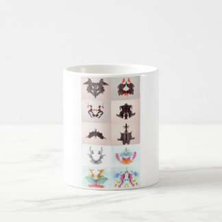 The Rorschach Test Ink Blots All 10 Plates 1-10 Coffee Mug