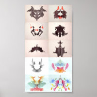 The Rorschach Test Ink Blots All 10 Plates 1-10