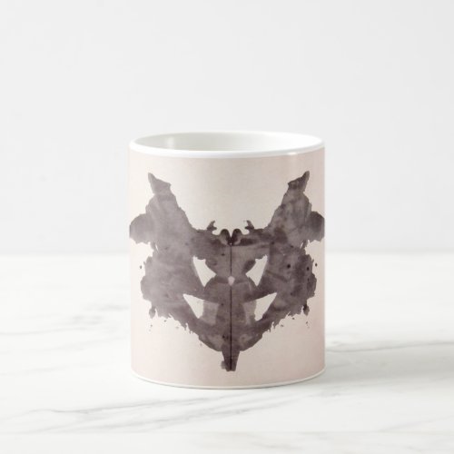 The Rorschach Test Ink Blots Plate 1 Bat Moth Coffee Mug