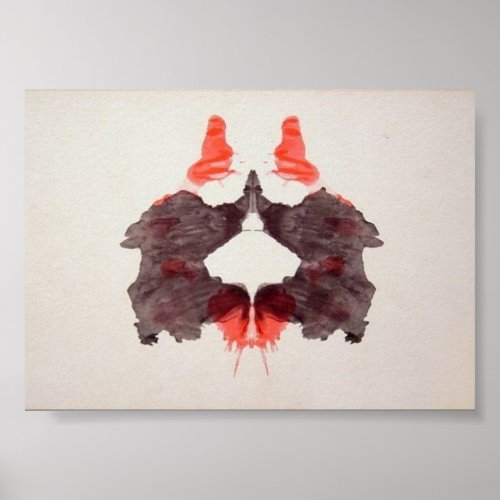 The Rorschach Test Ink Blots Plate 2 Poster