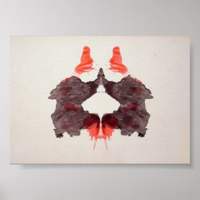 The Rorschach Test Ink Blots Plate 2 Poster (Front)