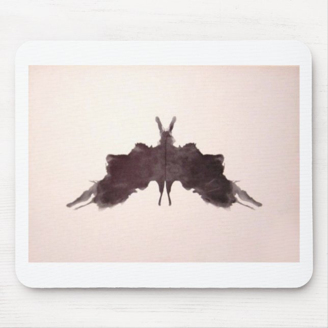 The Rorschach Test Ink Blots Plate 5 Bat Moth Mouse Pad (Front)