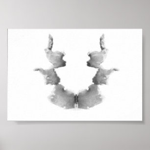 The Rorschach Test Ink Blots Plate 7 Poster
