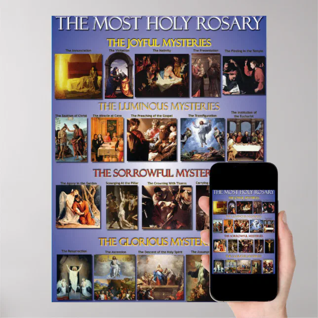 The Rosary Poster | Zazzle