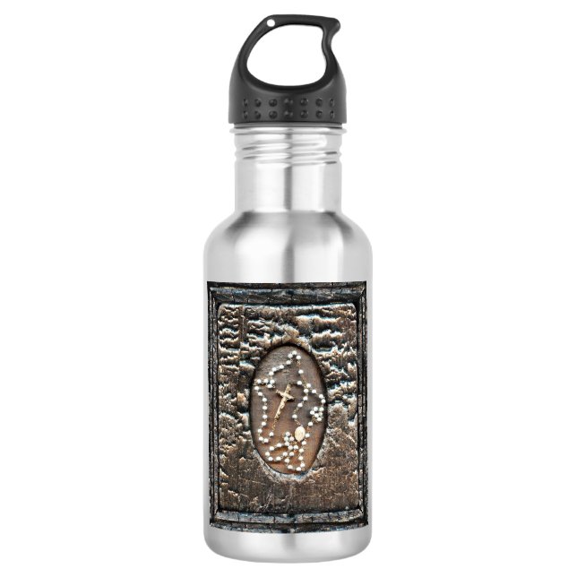 The Rosary Stainless Steel Water Bottle (Front)