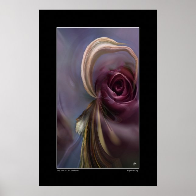 The Rose and the Headdress Poster (Front)