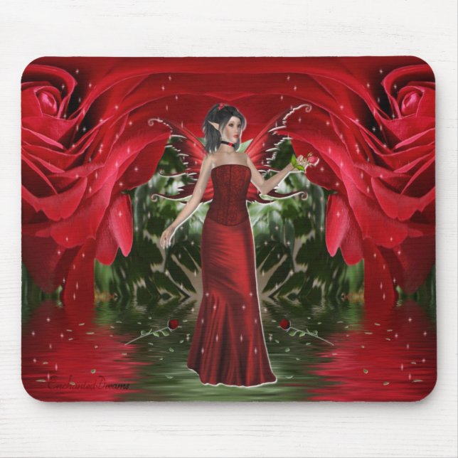 The Rose Fairy Mousepad (Front)