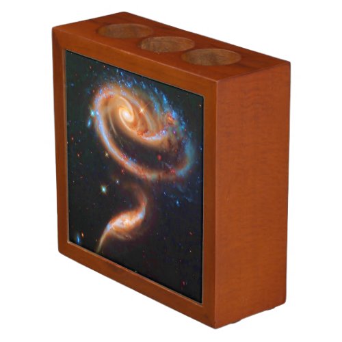 The Rose Galaxies, Arp 273 Outer Space Romance Desk Organizer