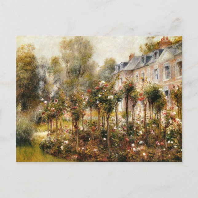 The Rose Garden at Wargemont Postcard (Front)