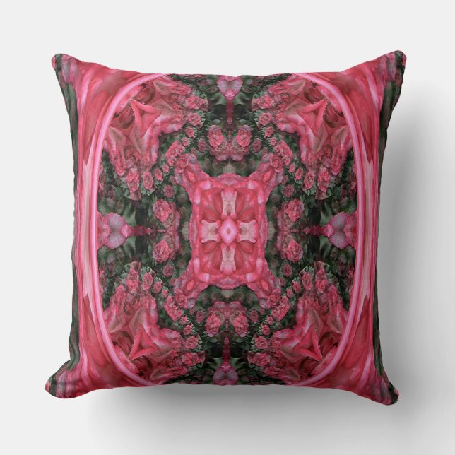 The Rose Garden.... Throw Pillow (Front)
