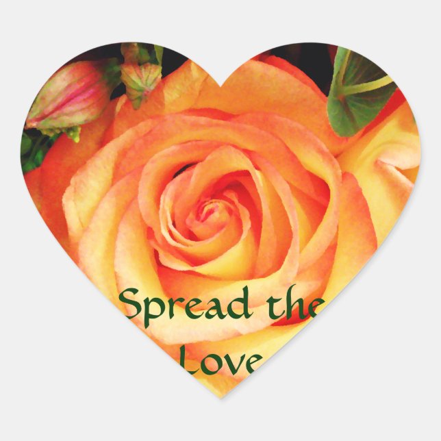 The Rose_ Heart Sticker (Front)