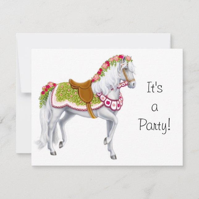 The Rose Horse Invitation (Front)