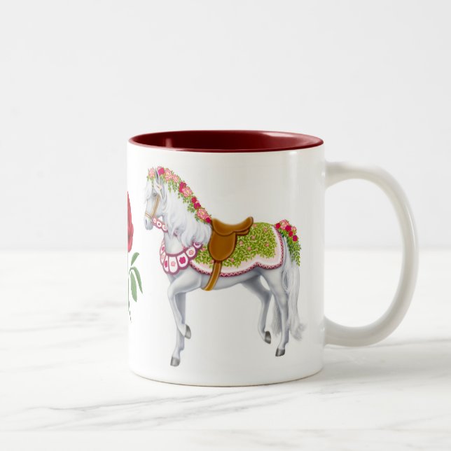 The Rose Horse Mug (Right)
