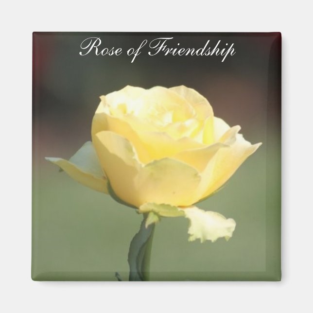 The Rose of Friendship Magnet (Front)