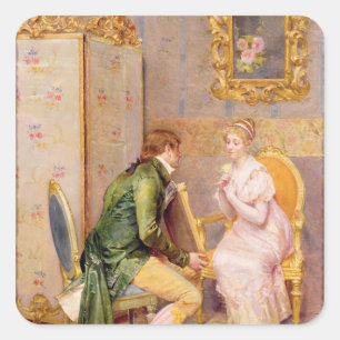 The Rose Square Sticker